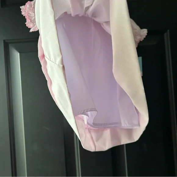 ANAVINI Hand Smocked Light Pink Dress With Crosses Baby Girls Size 9 Months - Picture 5 of 9